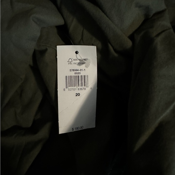 NWT! Banana Republic Green Yasmin Cut-Out Shirt Dress - Size 20 🌗 - Picture 8 of 8